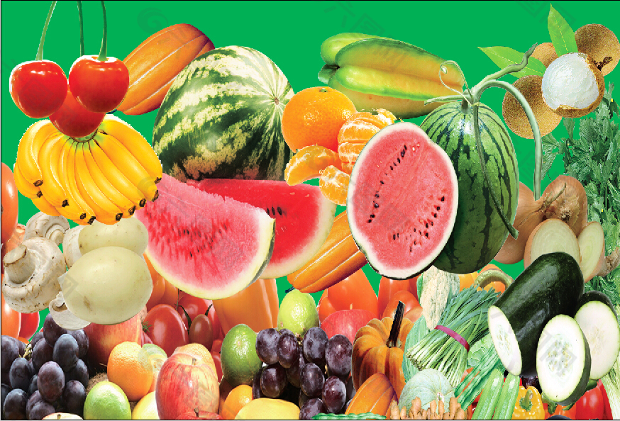 瓜果蔬菜平面广告素材免费下载(图片编号:5173656)